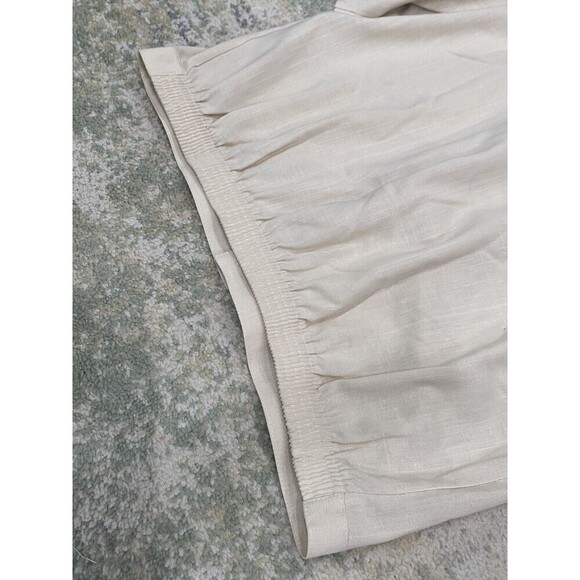 Vtg Alan Stuart Polo Shirt Men XL Ivory Front Pockets Textured POLYESTER - Picture 7 of 7